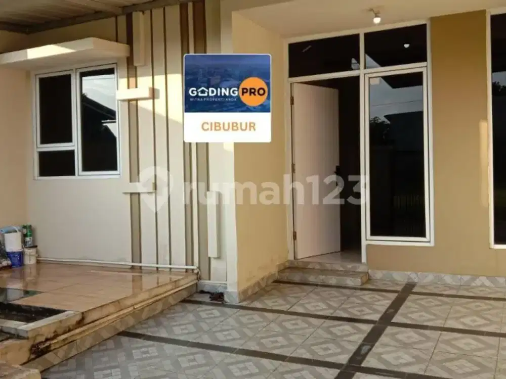 Rumah 1 Lantai Bukit Golf Riverside Cibubur Dekat Mesjid SHM Rapi Siap Huni
