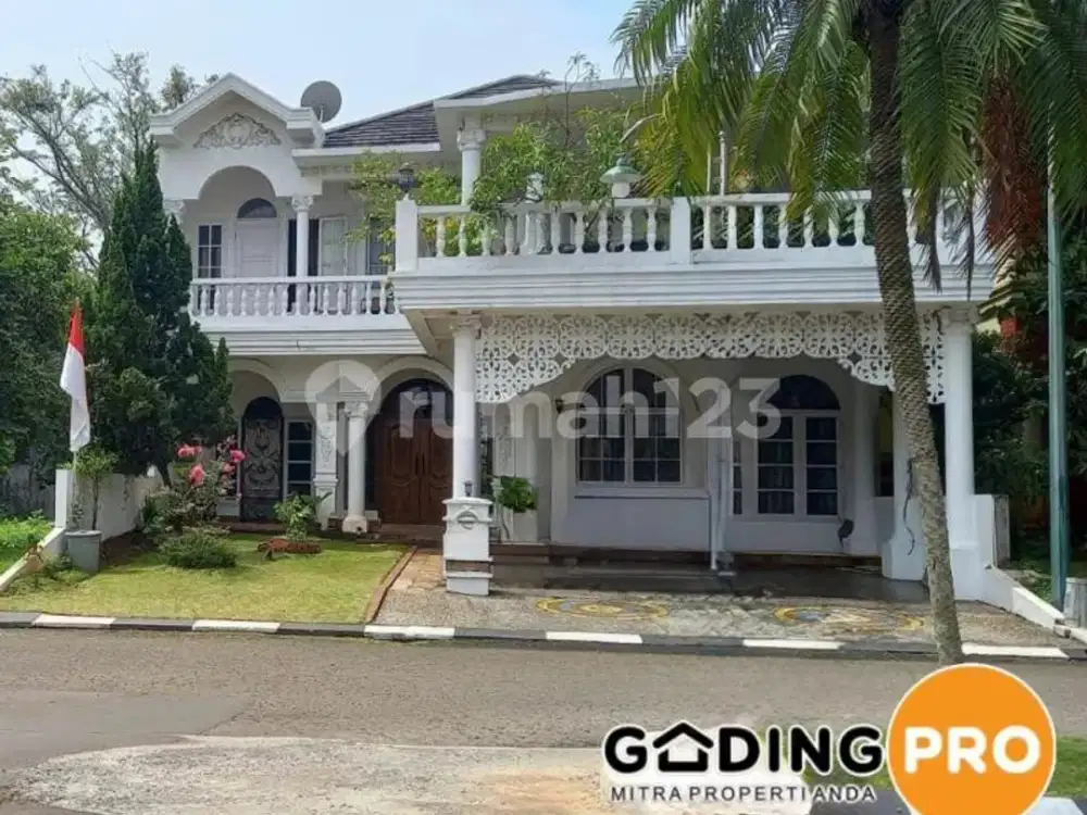 Rumah 2 Lantai SHM Posisi Hoek Kuldesak Kota Wisata Cibubur Akses Tol Kota Wisata Privat Pool
