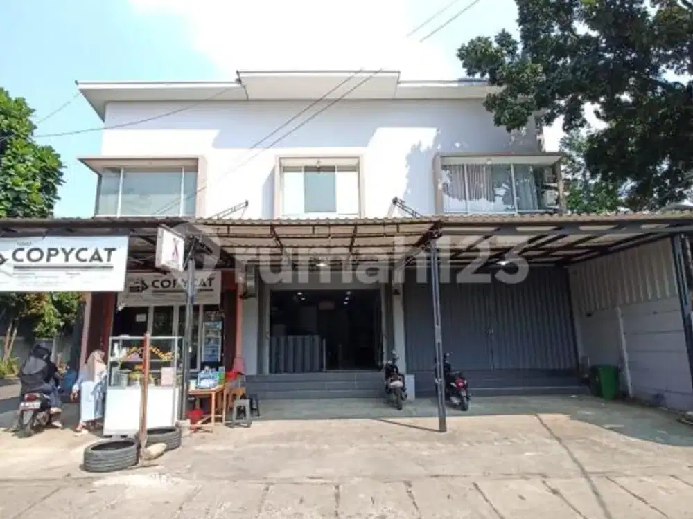 Ruko Pinggir Jalan Stategis Buat Usaha SHM Jalan Raya Kranggan Bangunan 2 Lantai Cibubur