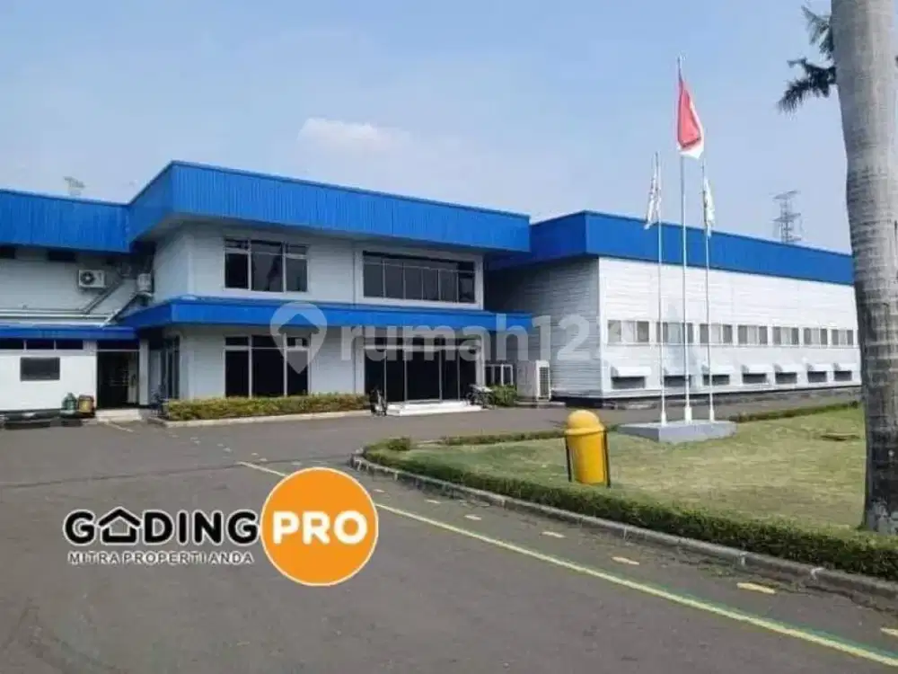 Gudang 2 Lantai Kawasan Industri Medan Satria Bekasi Rapi Bangunan Terawat