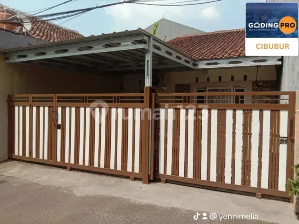 Rumah 1 Lantai SHM Pondok Ranggon Jakarta Timur Rapi Siap Huni