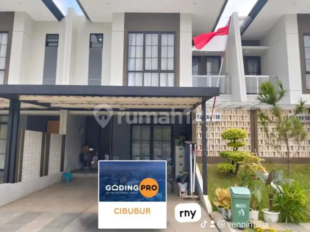 Rumah 2 Lantai SHM Metland Transyogi Cibubur Rapi Siap Huni