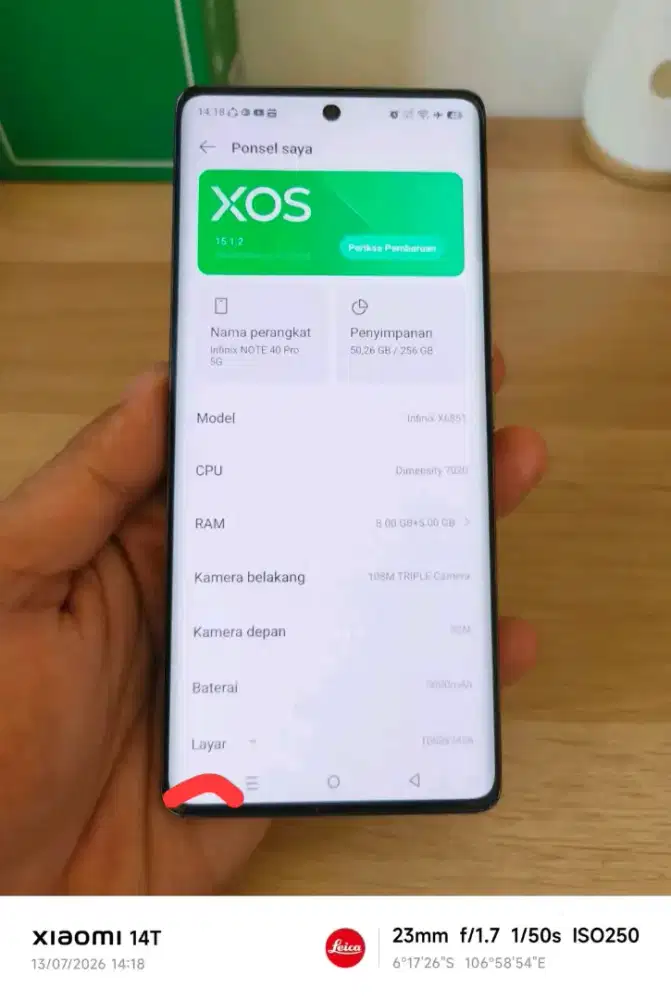 Infinix Note 40Pro 5G 8/256