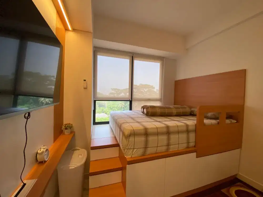 DISEWAKAN APARTEMEN THE PARC SOUTH CITY PONDOK CABE – HUNIAN MODERN DAN STRATEGIS!