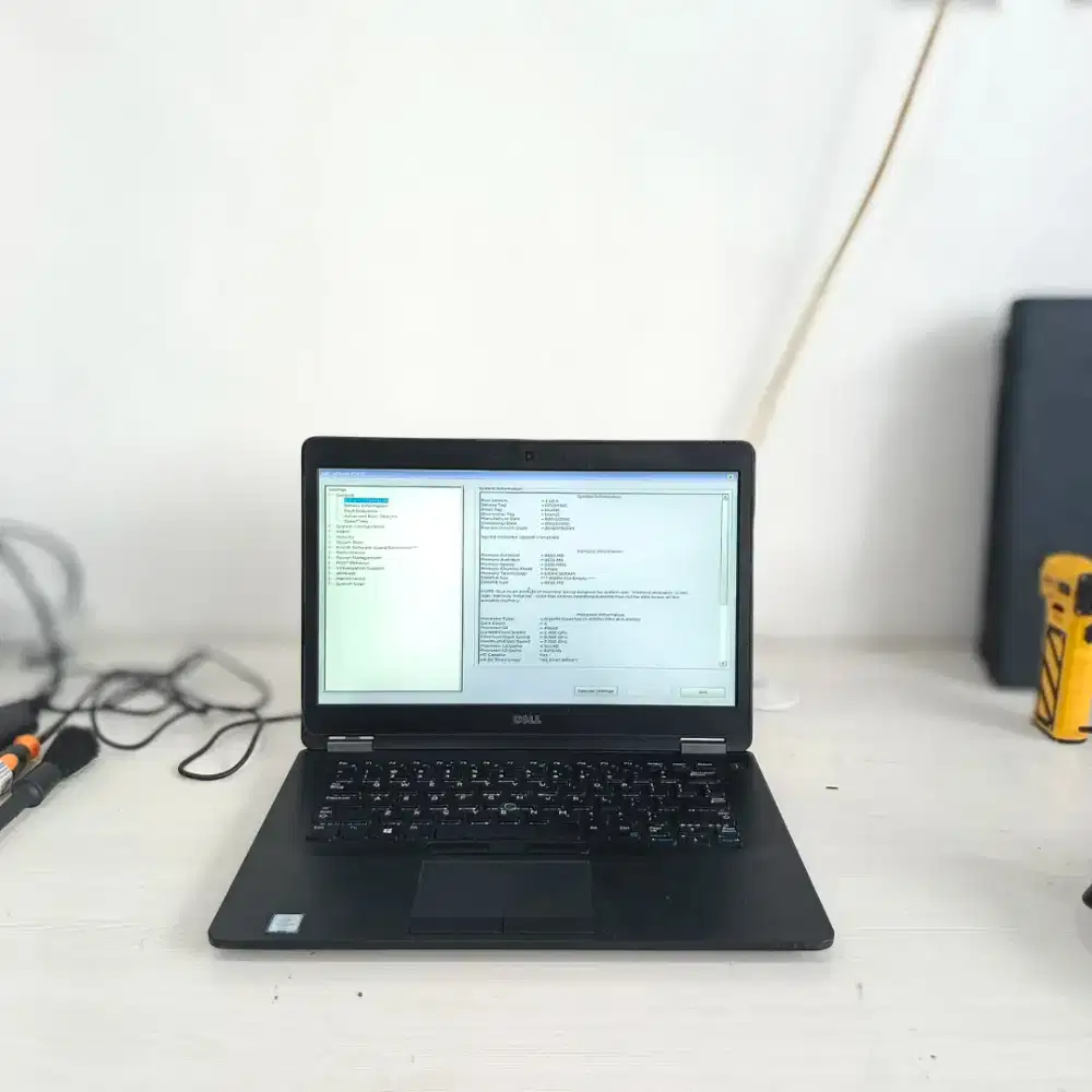 Laptop Dell Latitude E7470
‎Core i5 gen 6300U
‎Noram/nossd