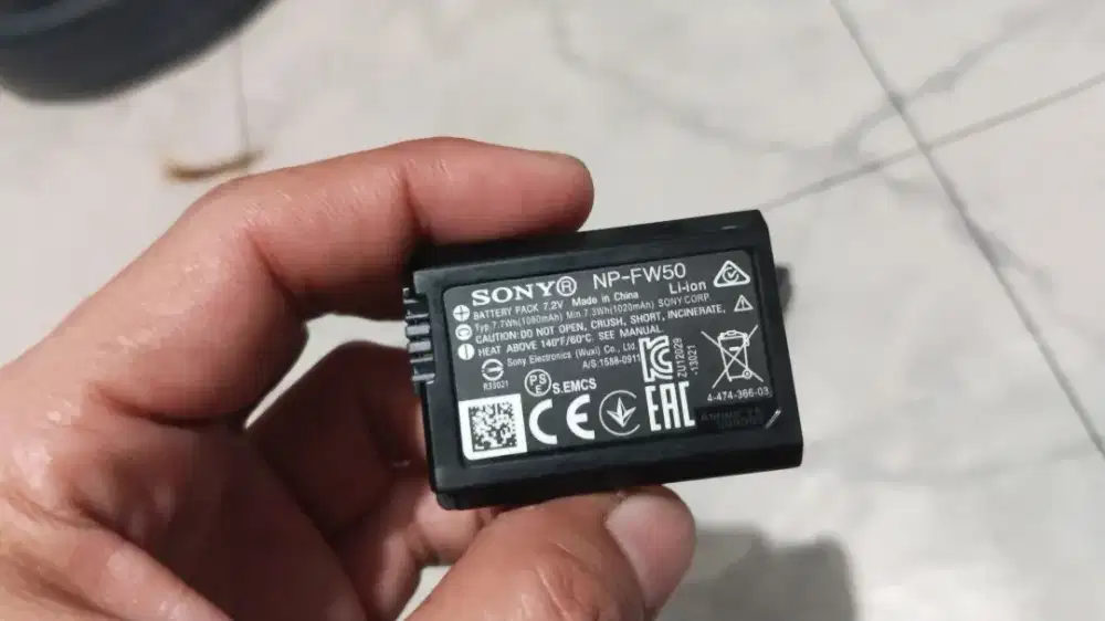 Batre original sony miroless np fw50