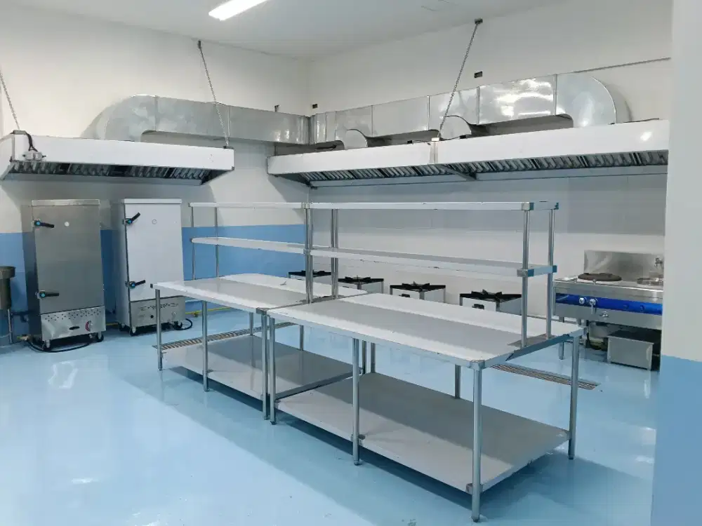 Meja Stainless, Sink, Rak Dll