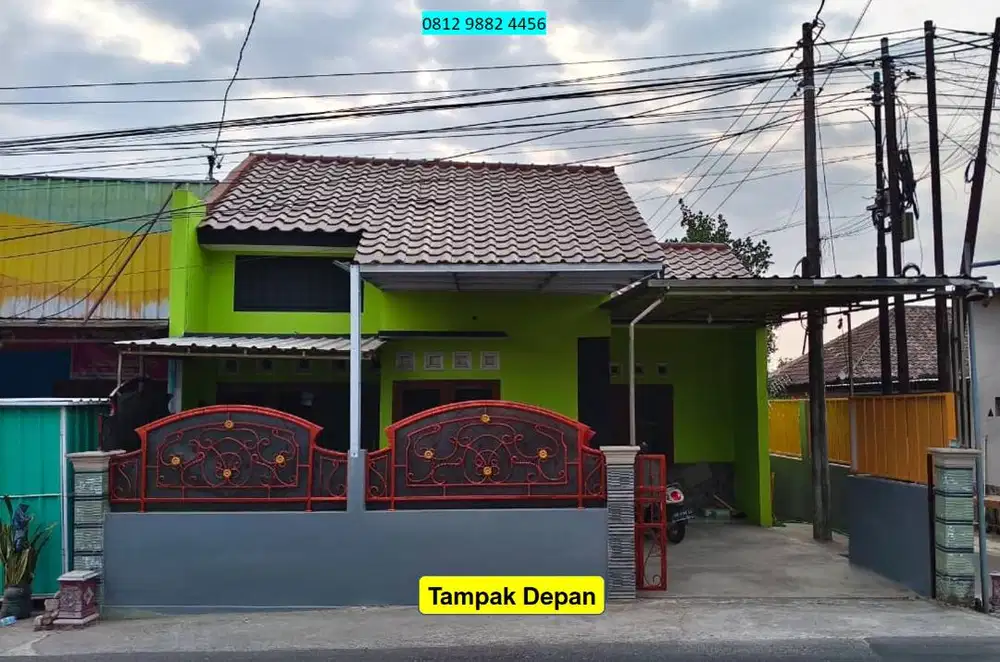 Dijual TP Rumah Hook SHM di Pinggir Jalan Raya Mojosongo-Klaten