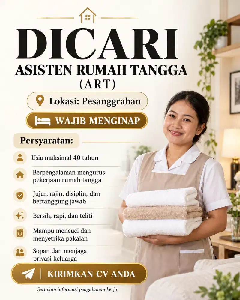 DIBUTUHKAN SEGERA ART