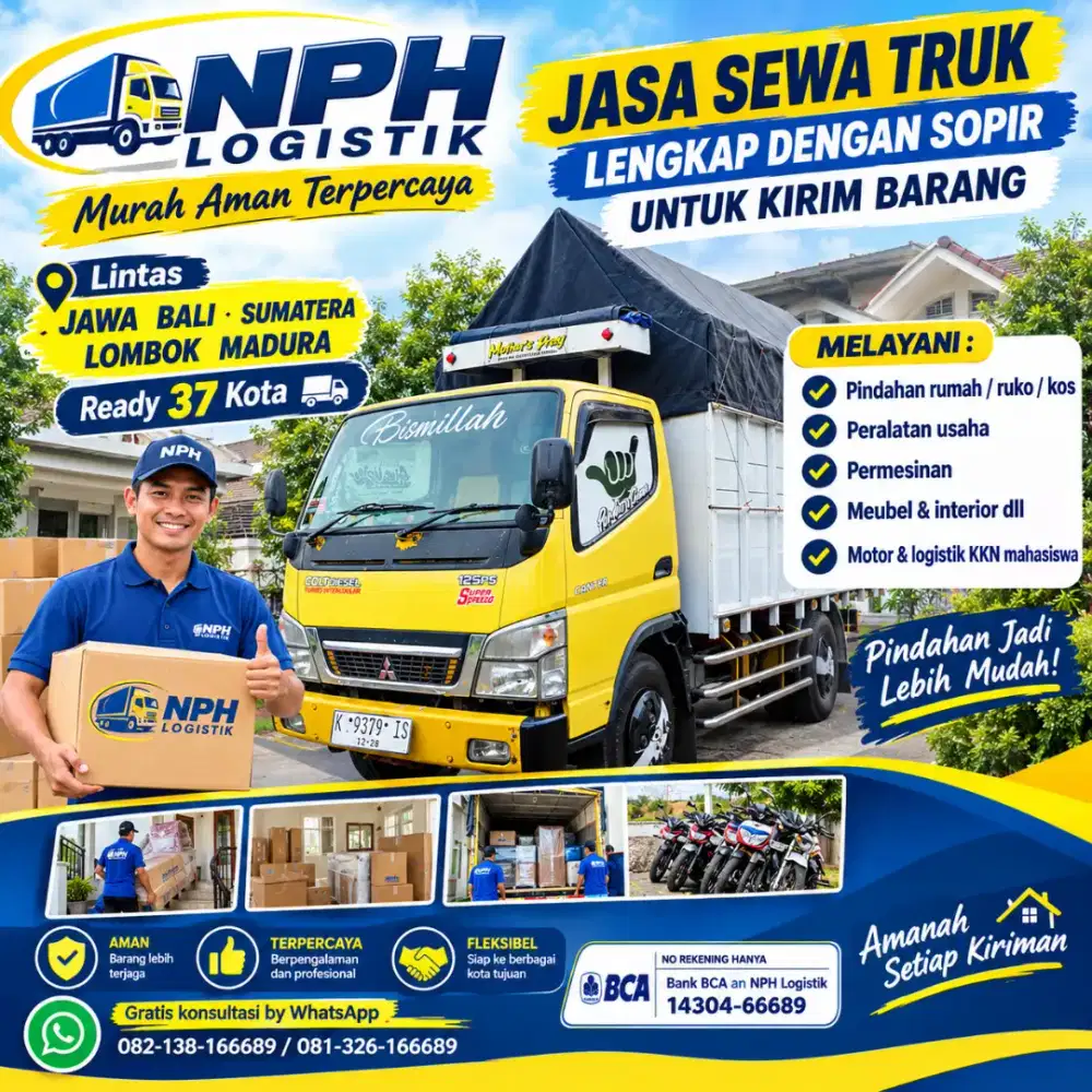Jasa angkut sewa truk pindah rumah Jakarta