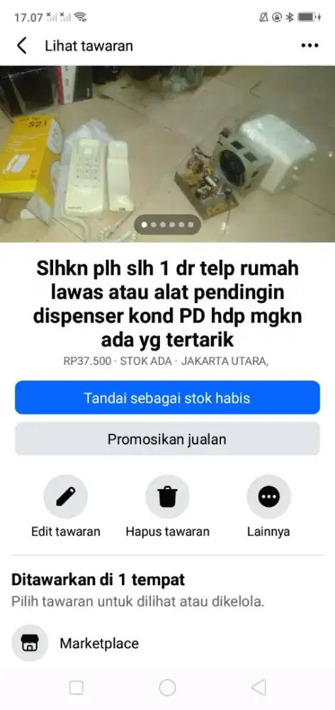 Slhkn plh slh 1 dr telp rumah mdl lawas/alat pendingin dispenser murah
