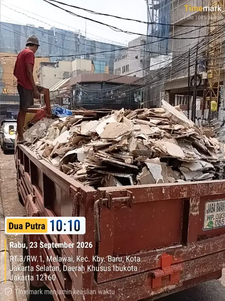 Jasa angkut puing proyek
