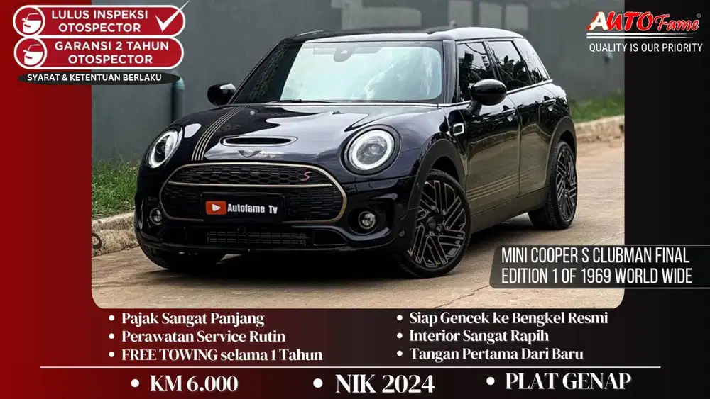 KM6RB  Mini Cooper S Clubman Final Edition 1 of 1969 World Wide NIK 20