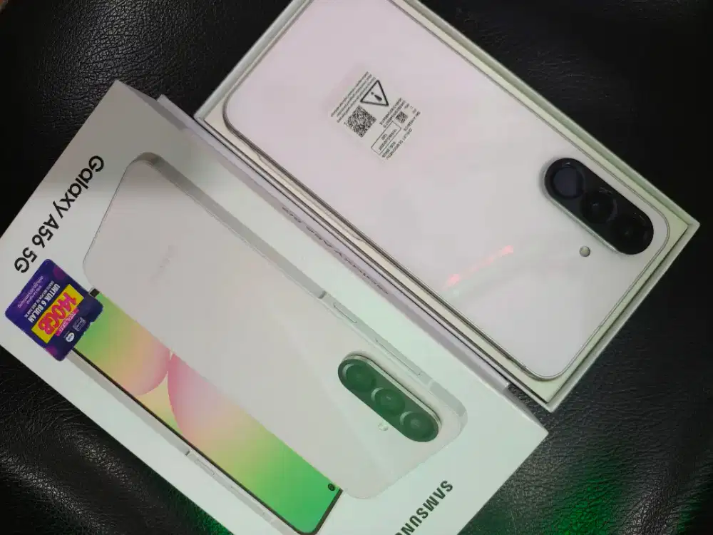 Jual Samsung A56 5G ram 8/256gb msh garansi resmi panjang.mulus bgt