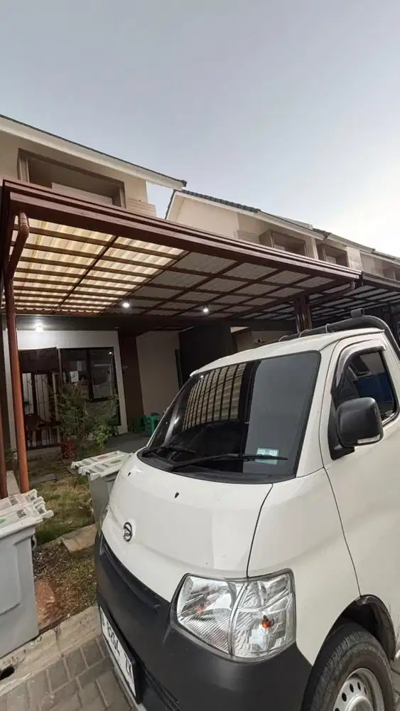 Pemasangan kanopi minimalis