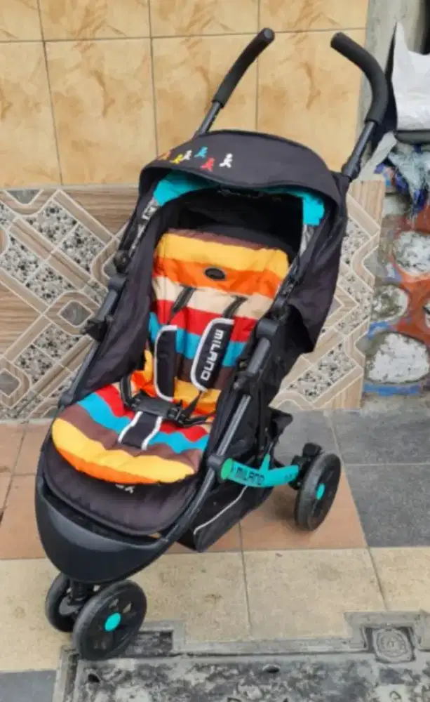 Stroller Pliko Milano - biru