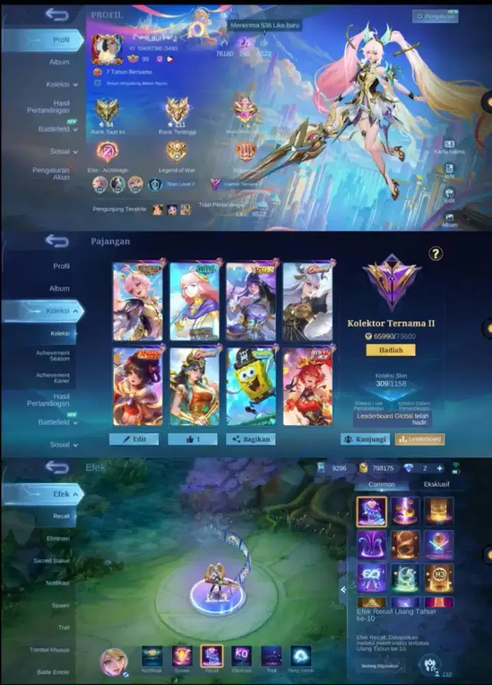 JUAL AKUN MOBILE LEGENDS AMAN TERPERCAYA YANG MINAT CHET