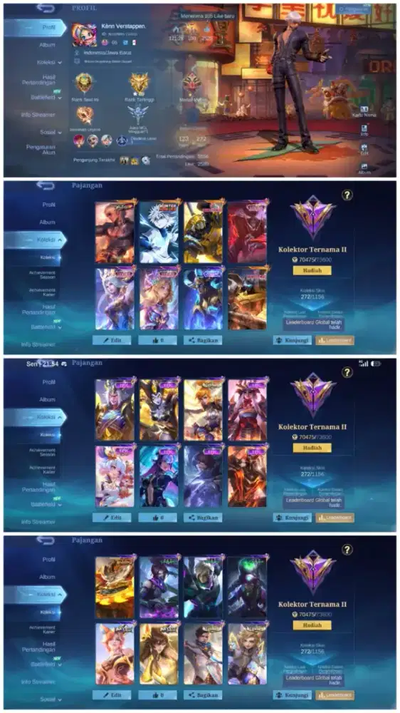 JUAL AKUN MOBILE LEGENDS AMAN TERPERCAYA YANG MINAT CHET