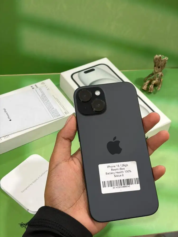 Iphone 15 128Gb iBox Black Batrai Genuine