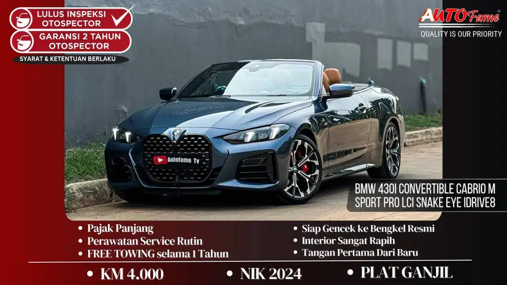 KM4RB MW 430i Convertible Cabrio M Sport Pro LCi 2024
