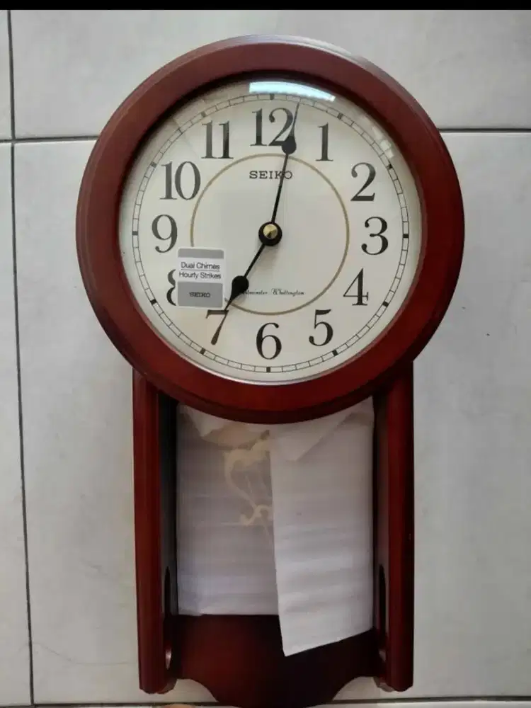 Jam Dinding Seiko bunyi