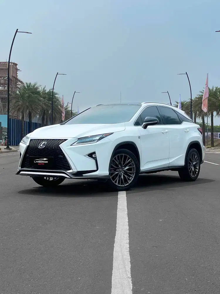 LEXUS RX200t F-SPORT CBU 2017 PUTIH LOW ODO KM RENDAH MULUS