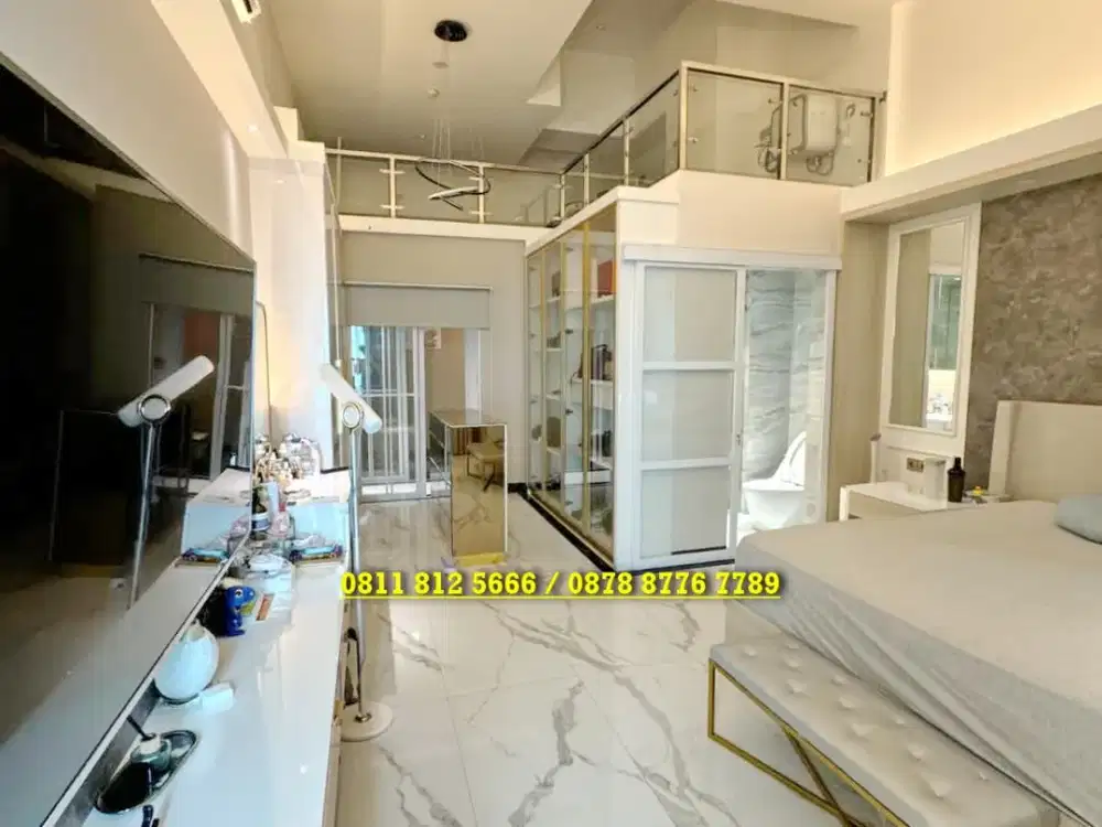 Unit Mevvah! Apartemen French Walk 2BR Minimalis Mewah Renovasi Total Jakarta Utara