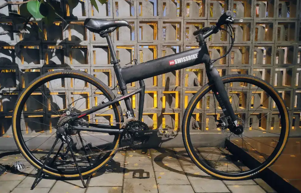 MTB Lipat Swissbike modif ala City Bike Gravel Kalcer 700c