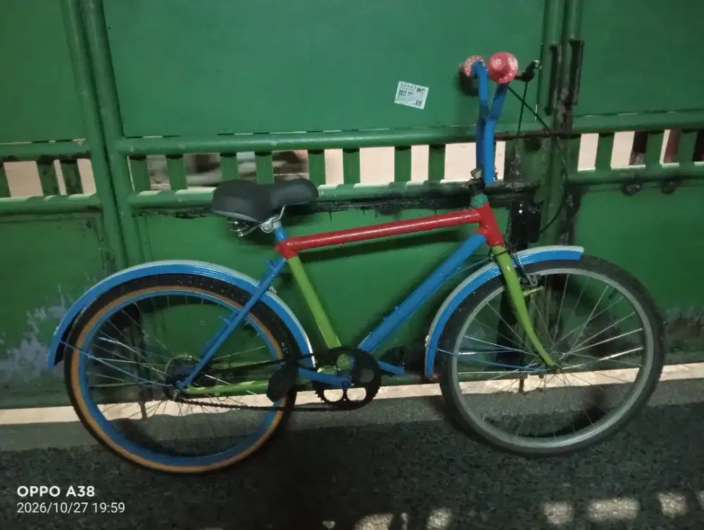 Jual cepat sepeda jadul UK 24 kondisi normal siap gowes