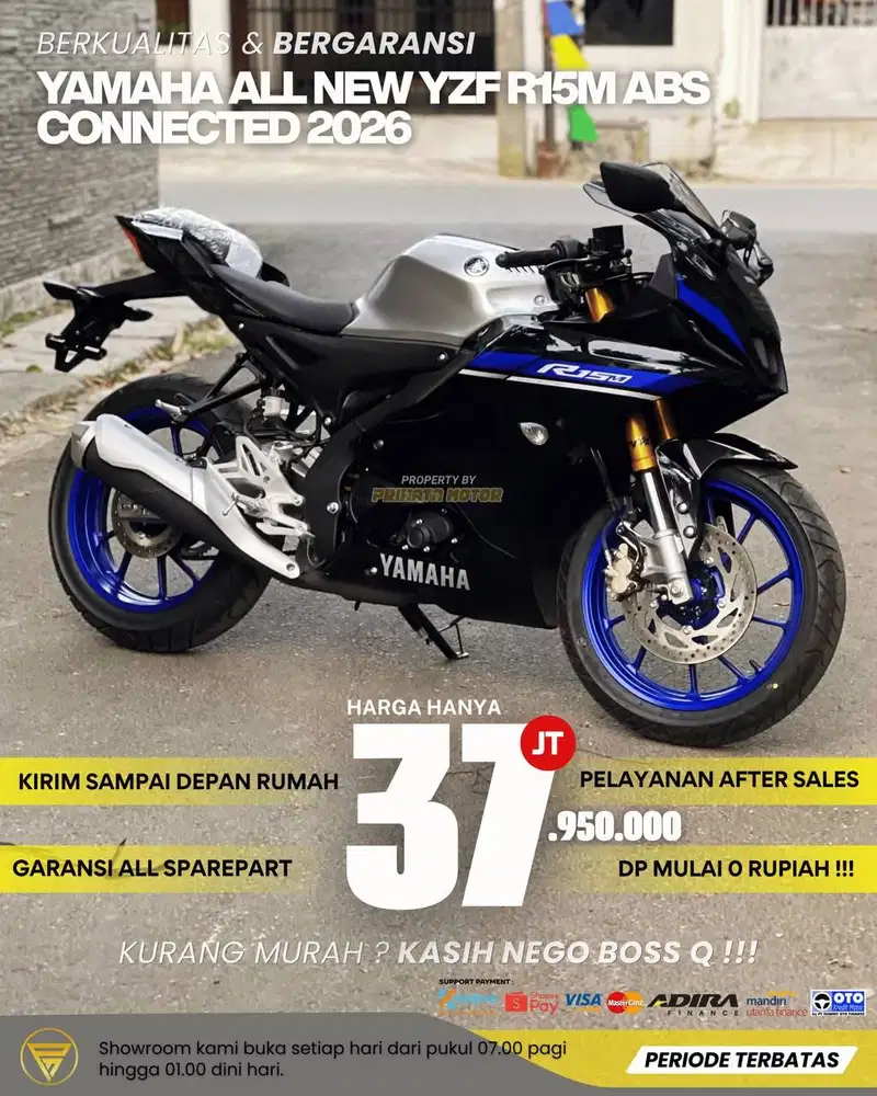 YAMAHA ALL NEW YZF-R15M ABS CONNECTED 2026 !!!