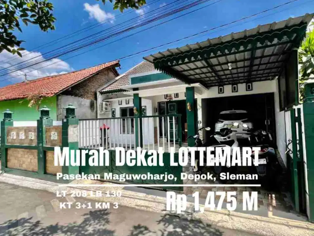 Rumah semi klasik murah luas Furnished maguwoharjo