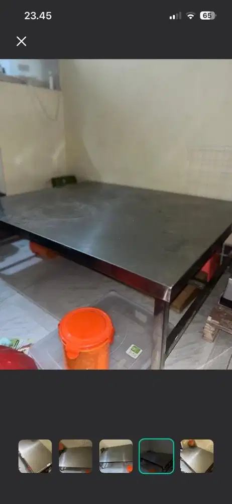 Meja Stainless Anti Karat
