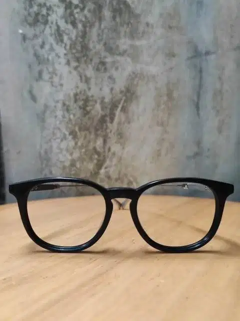 Frame Kacamata Original Tommy Hilfiger Black Metal Size 51-18 Elegan
