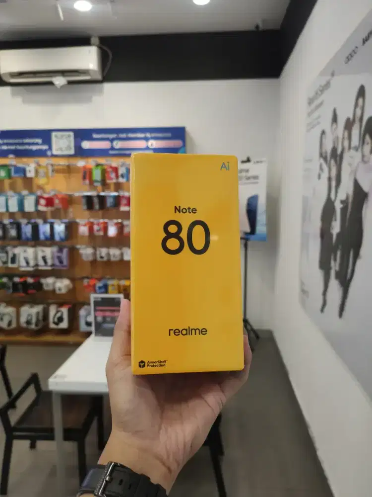 Realme Note 80  Baterai Besar 6300 mah, Tahan Benturan,
