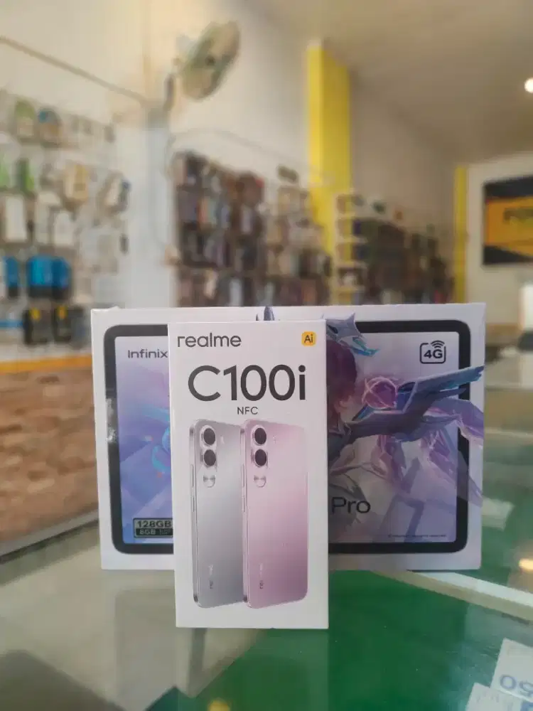 Realme C100i 4/128 Promo+bonus cash & Credi garansi Resmi