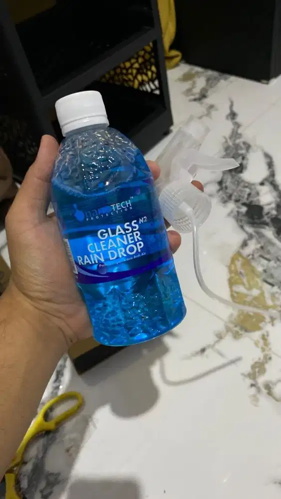 Nanotech protection glass cleaner rain drop/coating kaca