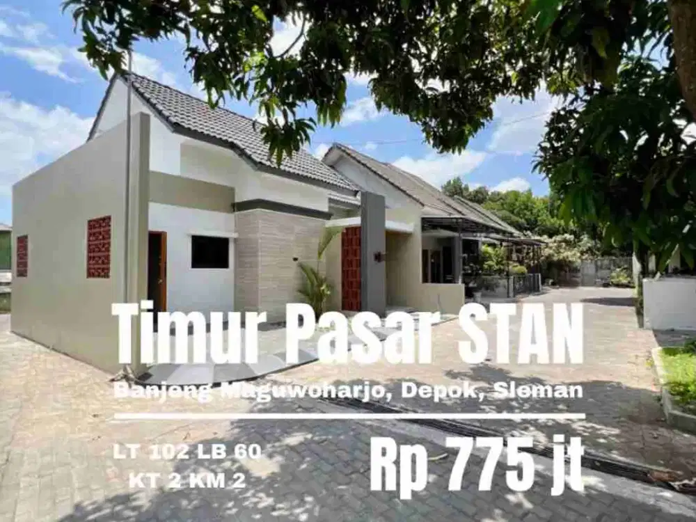 Rumah samping masjid dekat lottemart maguwoharjo