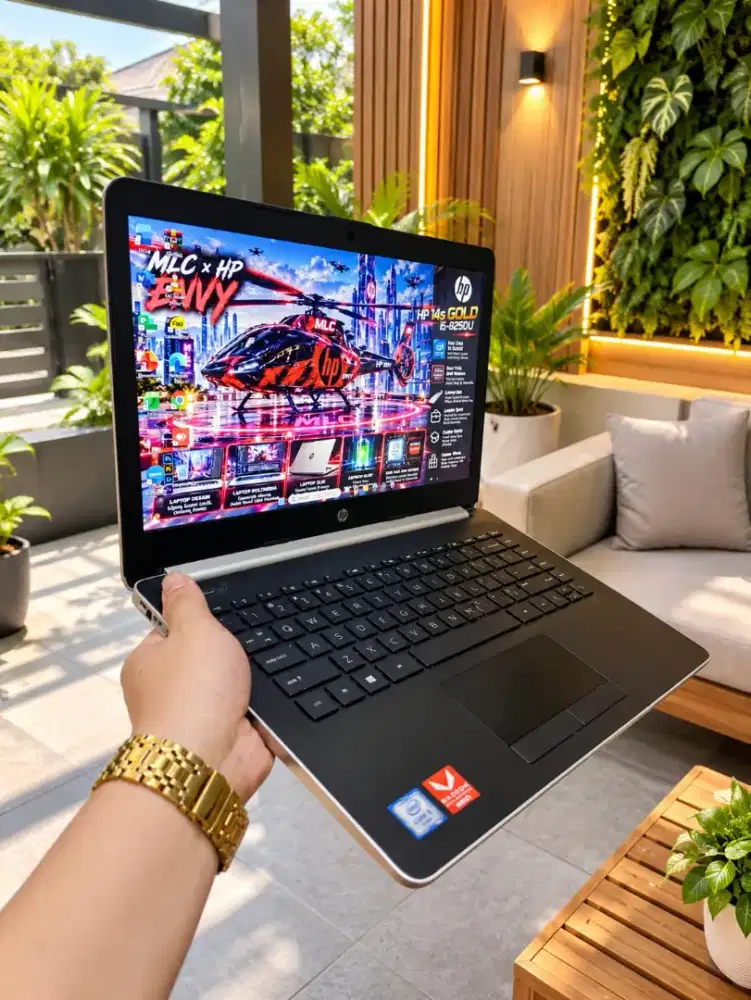 HP Pavilion 14 Core i5 Ram 8/256gb Ssd Dual Vga Siap Pakai COD