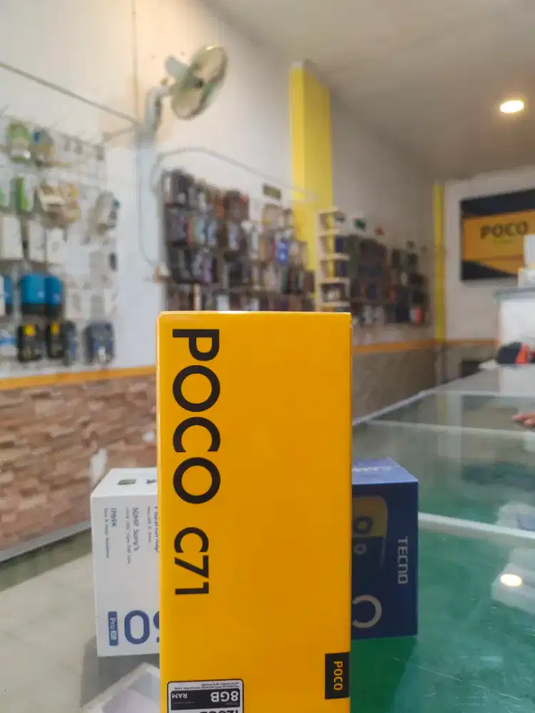 Pocco C71 4/128 Promo+bonus cash & credit garansi Resmi