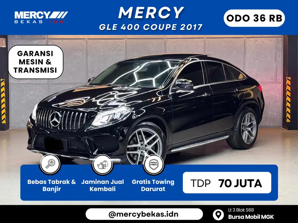 Odo 36 ribu !! Mercedes Benz GLE400 Coupe 2017