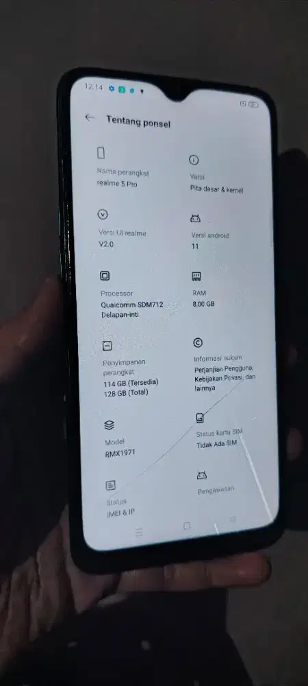 realme 5pro ram 8/128gb
