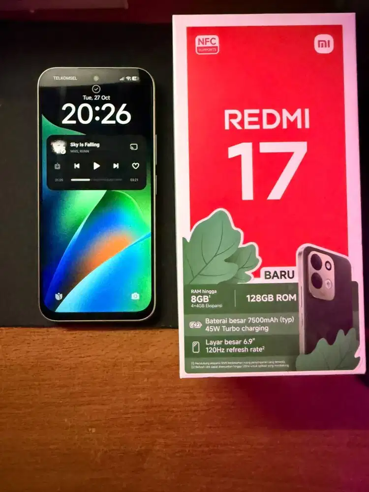 Redmi 17 4/128 Green Fullset No Minus