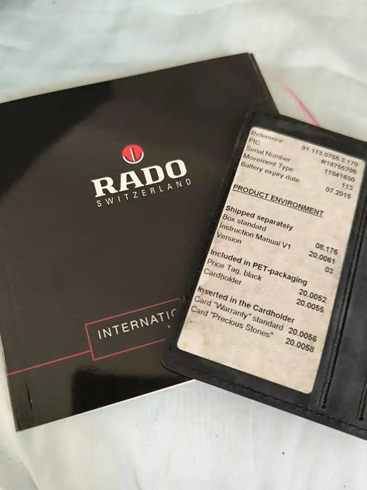 Jam Tangan RADO kondisi bekas 90%