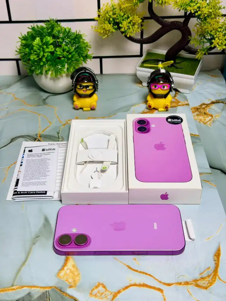 Ip 16 pink 128 resmi