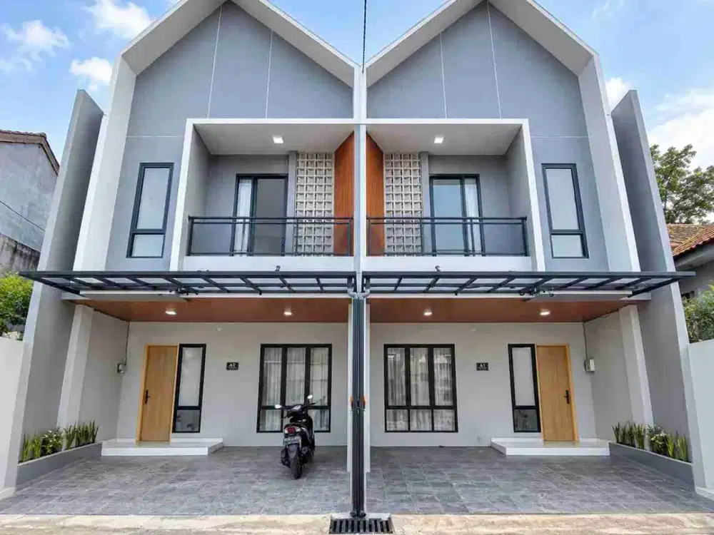 Rumah 2 Lantai Scandinavian Modern Dekat Masjid Kubah Mas Depok