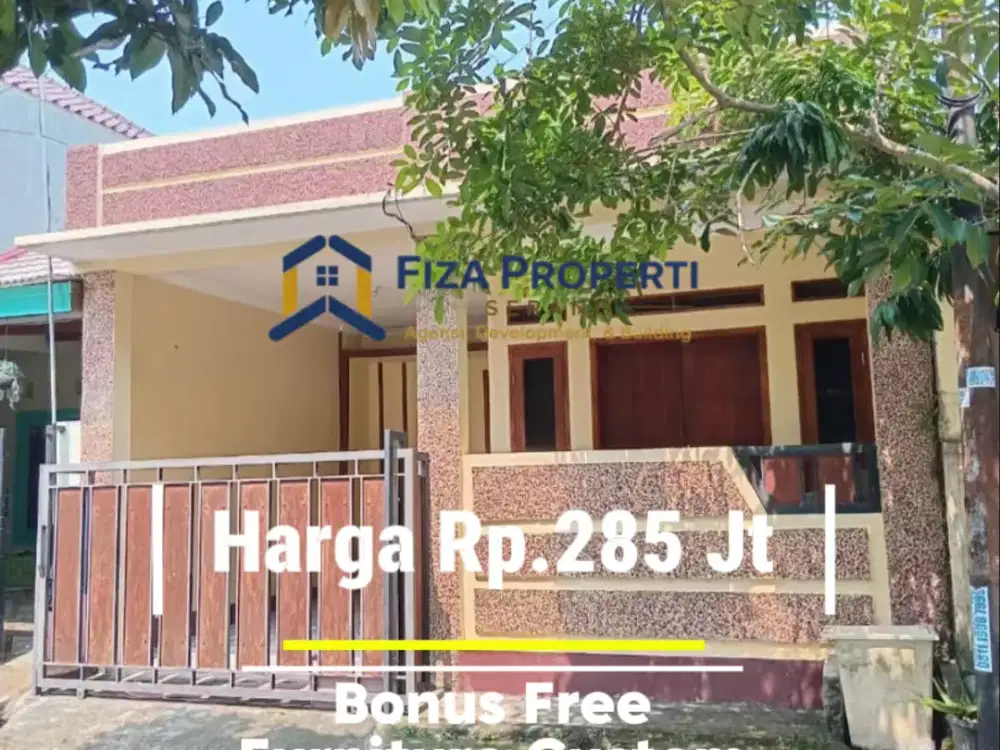 Dijual Rumah Free Furnished 2 KT, 1 KM LT 72 M² Surat SHM -Rp.285 Jt 
Lokasi : Perumahan Safira Regency Ciracas Kota Serang Banten ( Dekat Menuju Alun2 Serang ) Pusat Kota Serang Banten