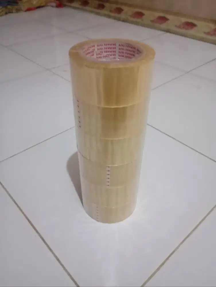 Lakban Bening Daimaru 1 Slop (Isi 6 Roll) NEW