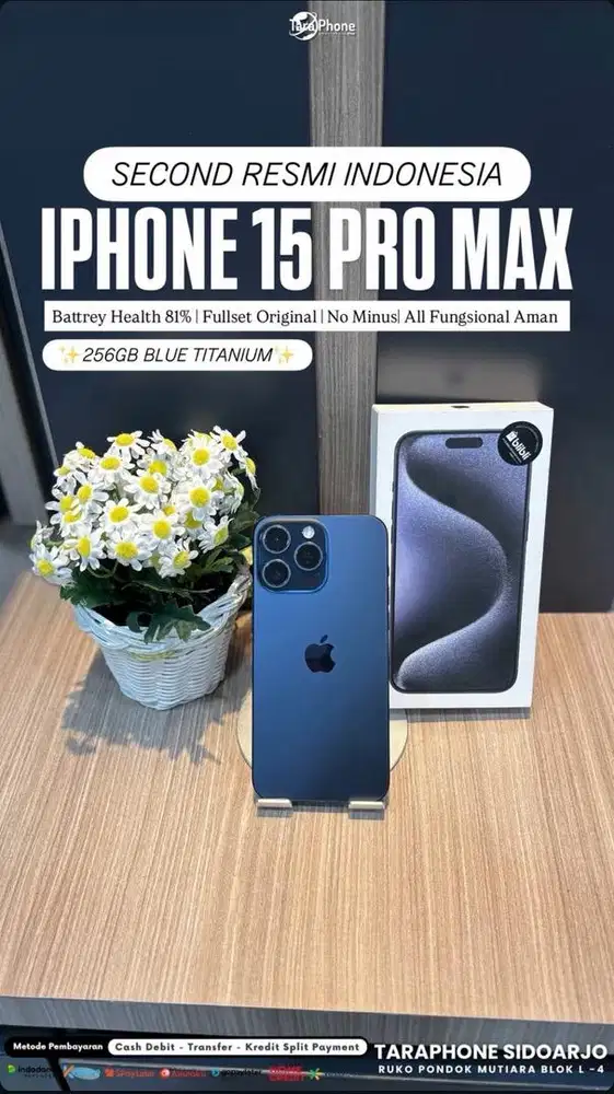 15PROMAX 256 BLUE RESMI INDO