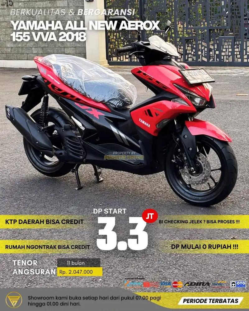 YAMAHA AEROX 155 VVA 2018 !!!