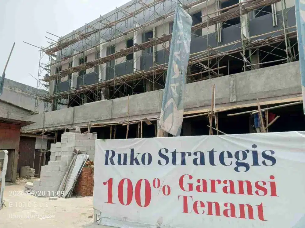 DIJUAL RUKO STRATEGIS! Pinggir Jalan Utama Jati Mulya, Bekasi – Cocok untuk Berbagai Usaha & Investasi